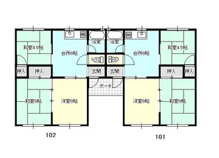 コーポ小松【2階】の間取り