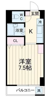 第13花園ビル【4階】の間取り
