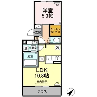 サンテ【1階】の間取り