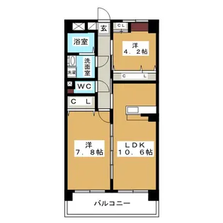 ネストテンポラリ【1階】の間取り