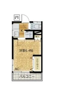 有働荘(ウドウソウ)【2階】の間取り