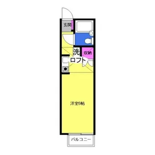 フラット妻田【2階】の間取り