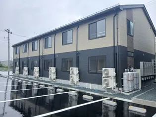 胆沢郡金ケ崎町西根杉土手【ワンリッチ金ヶ崎A】新築【1階】の外観