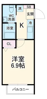 SHOKEN Residence西川口【4階】の間取り