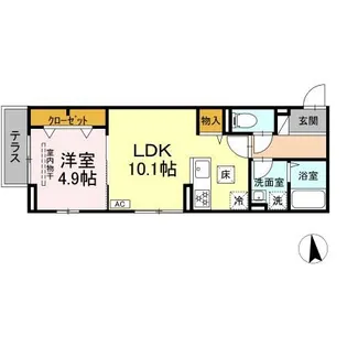 ベルメゾンVII【2階】の間取り