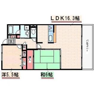 グランデージー【1階】の間取り