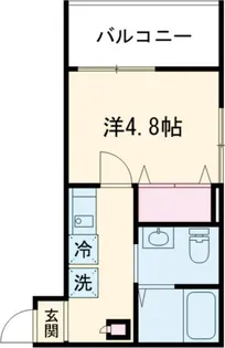 MELDIA小川【1階】の間取り