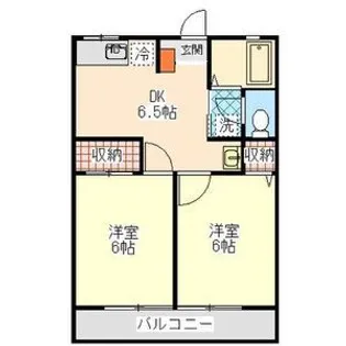 ロイヤルハイツI【1階】の間取り