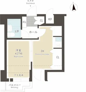 ライオンズマンション京都河原町【2階】の間取り