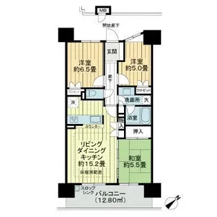 愛知県名古屋市中区大井町【マンション】の間取り