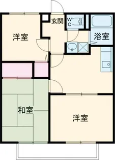 兵庫県神戸市西区中野2【アパート】の間取り