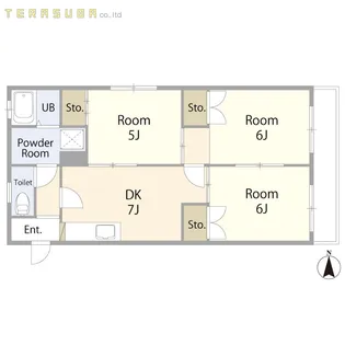 コーポみえの【1階】の間取り