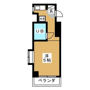 ライオンズマンション伊勢佐木町西【4階】の間取り