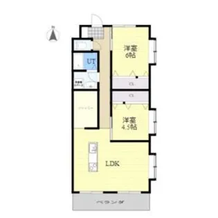 M-2【3階】の間取り