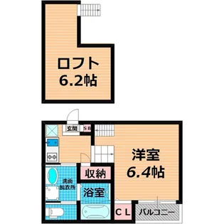 大阪府大阪市旭区大宮4【アパート】の間取り