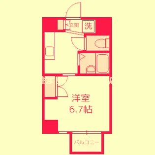 大阪府大阪市北区太融寺町【マンション】の間取り