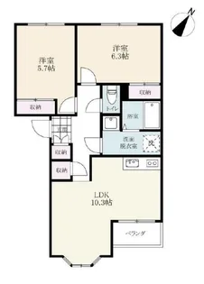 SUNヒルズ【2階】の間取り