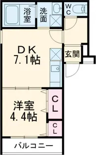 フジパレス堺浜寺石津III番館【2階】の間取り