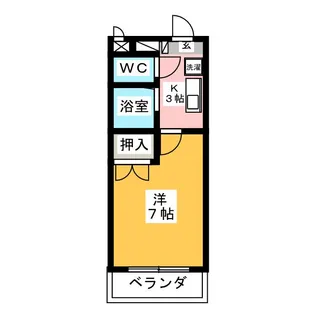 エトアール大幸【2階】の間取り