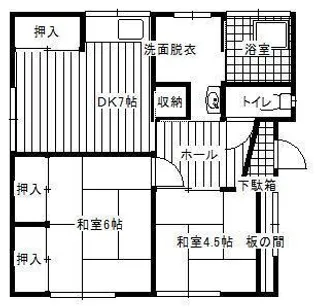 山形県山形市江南1【一戸建】の間取り