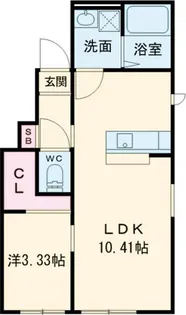 RAMBLE A棟【1階】の間取り