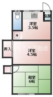 遠山コーポ【2階】の間取り