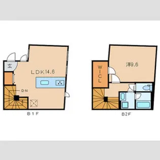 M.A HILLS AKASAKAの間取り