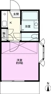 1Kの間取り画像