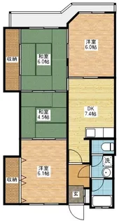 エトワール泉【3階】の間取り