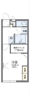 レオパレスサマーウィンドウ【2階】の間取り