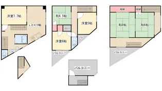 エル東三国の間取り