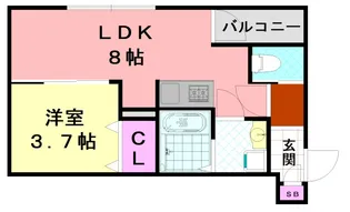 大阪府大阪市平野区加美正覚寺2【アパート】の間取り