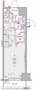 ガーラ・ステーション横濱関内【10階】の間取り