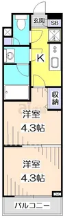 東京都中野区鷺宮4【マンション】の間取り