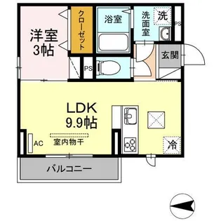 プランドール・華【3階】の間取り