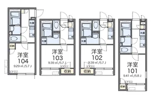 グランツ ハイツII【1階】の間取り
