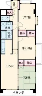 ザ・ミレニアムタワー【5階】の間取り
