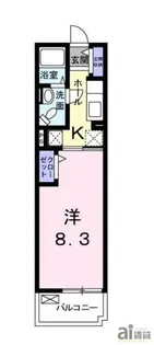 埼玉県朝霞市溝沼6【アパート】の間取り
