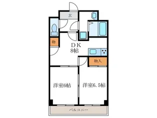 コーポひなが【2階】の間取り