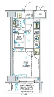神奈川県横浜市中区日ノ出町2【マンション】の間取り