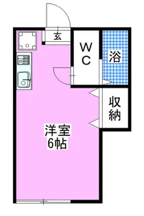 SSハイツ市川【1階】の間取り
