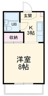 コットンフィールドB【2階】の間取り