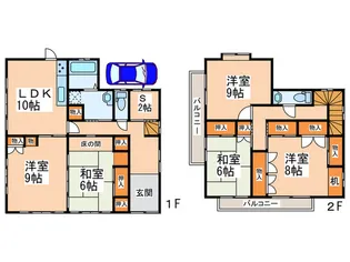 神奈川県海老名市国分寺台5【一戸建】の間取り