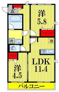 埼玉県上尾市川1【マンション】の間取り
