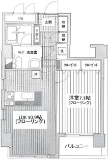 グランドメゾン王子【2階】の間取り