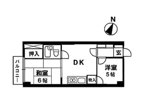 レジデンス池上【3階】の間取り