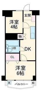 川口第一永谷マンション【2階】の間取り