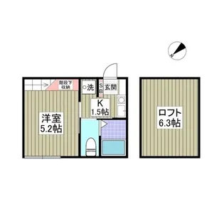 ダルーチャ北初富I【1階】の間取り