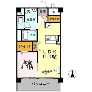 TNR【7階】の間取り