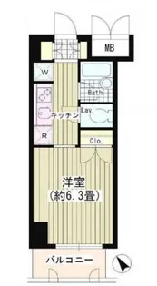 タキミハウス渋谷【3階】の間取り